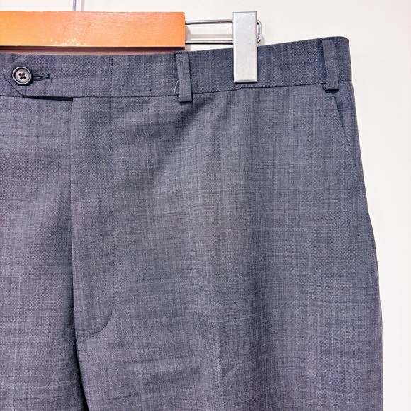 RALPH LAUREN Gray Wool Dress Pants Tailored Office Formal | Size 40 * - Picture 6 of 7